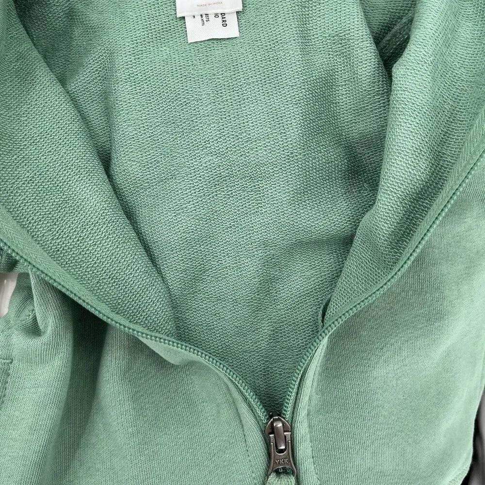 NEW HANNA ANDERSSON Hoodie Zip Front 18-24 Months 80 French Terry Jade